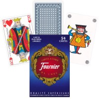 Fournier Bridge De Luxe žaidimo kortos (mėlynos)